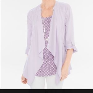 CHICO’S petite soft drape jacket